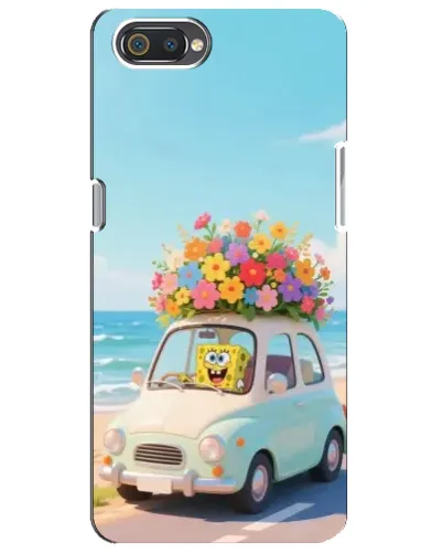 Чехол для Realme C2 с картинкой «Автомобильное путешествие»