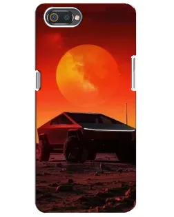 Чехол для Realme C2 с картинкой «Cybertruck на Марсе» Чехол для Realme C2 с картинкой «Cybertruck на Марсе»