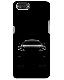 Чехол для Realme C2 с картинкой «Силуэт Tesla Night» Чехол для Realme C2 с картинкой «Силуэт Tesla Night»