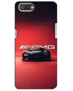 Чехол для Realme C2 с картинкой «Mercedes AMG — красная линия»