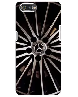 Чехол для Realme C2 с картинкой «Диск Mercedes»