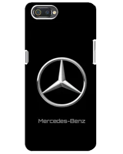 Чехол для Realme C2 с картинкой «Mercedes Silver Logo»