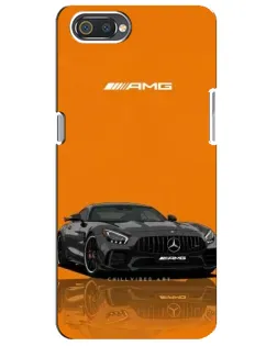 Чехол для Realme C2 с картинкой «Оранжевый Mercedes AMG»