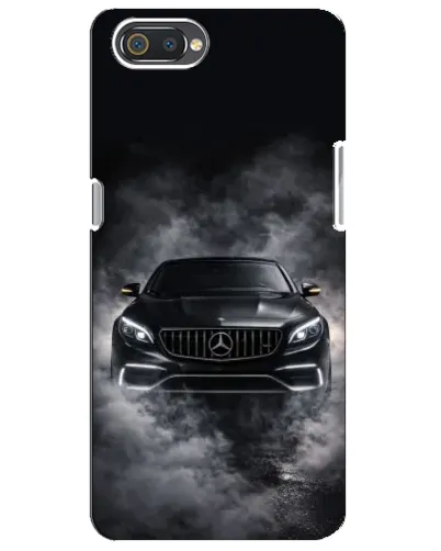 Чехол для Realme C2 с картинкой «Mercedes в дыму» Чехол для Realme C2 с картинкой «Mercedes в дыму»