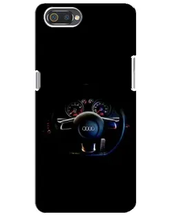 Чехол для Realme C2 с картинкой «Салон Audi — руль» Чехол для Realme C2 с картинкой «Салон Audi — руль»