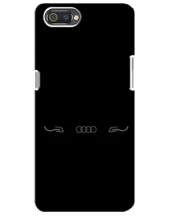 Чехол для Realme C2 с картинкой «Audi — световой подпись» Чехол для Realme C2 с картинкой «Audi — световой подпись»