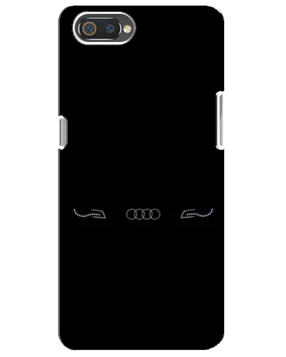 Чехол для Realme C2 с картинкой «Audi — световой подпись»