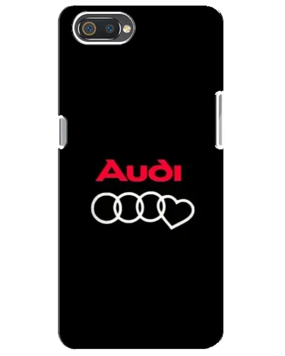 Чехол для Realme C2 с картинкой «Логотип Audi Heart»