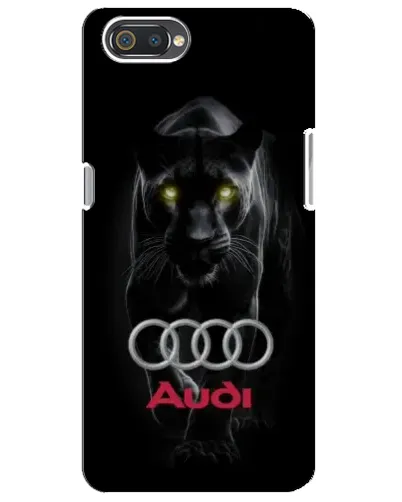 Чехол для Realme C2 с картинкой «Пантера и Audi»
