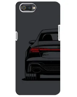 Чехол для Realme C2 с картинкой «Задняя часть Audi — арт»