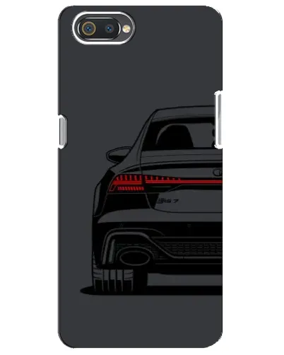 Чехол для Realme C2 с картинкой «Задняя часть Audi — арт»