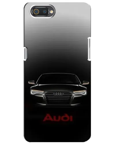 Чехол для Realme C2 с картинкой «Audi — градиентный контур»