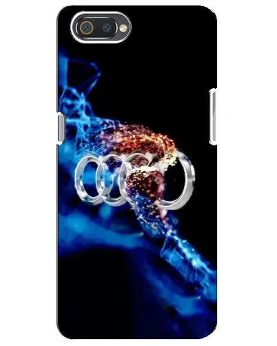 Чехол для Realme C2 с картинкой «Энергия лого Audi»