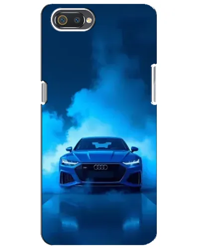 Чехол для Realme C2 с картинкой «Audi — голубая энергия»