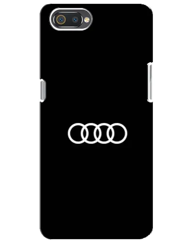 Чехол для Realme C2 с картинкой «Audi White Logo»