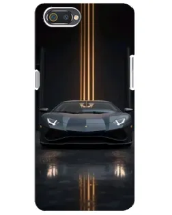 Чехол для Realme C2 с картинкой «Lamborghini золотые линии» Чехол для Realme C2 с картинкой «Lamborghini золотые линии»
