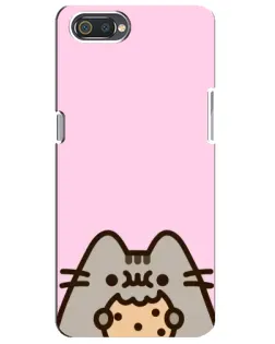 Чехол для Realme C2 с картинкой «Pusheen и печенье» Чехол для Realme C2 с картинкой «Pusheen и печенье»