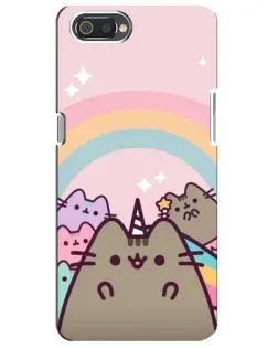 Чехол для Realme C2 с картинкой «Единорог Pusheen» Чехол для Realme C2 с картинкой «Единорог Pusheen»