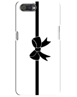 Чехол для Realme C2 с картинкой «Вертикальный бант»