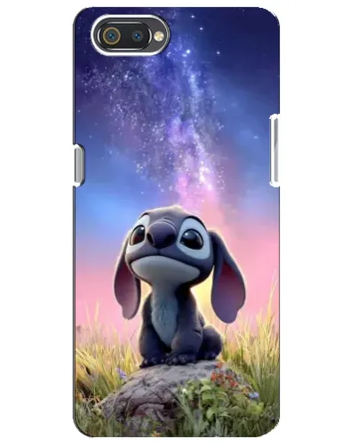 Чехол для Realme C2 с картинкой «Стич на рассвете»