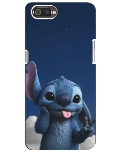 Чехол для Realme C2 с картинкой «Стич в облаках»