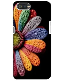 Чохол для Realme C2 з картинкою «Райдужна квітка»