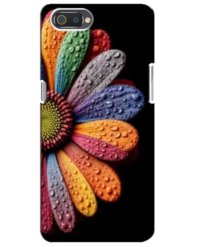 Чохол для Realme C2 з картинкою «Райдужна квітка»
