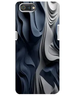 Чохол для Realme C2 з картинкою «Об'ємні сині складки» Чохол для Realme C2 з картинкою «Об'ємні сині складки»