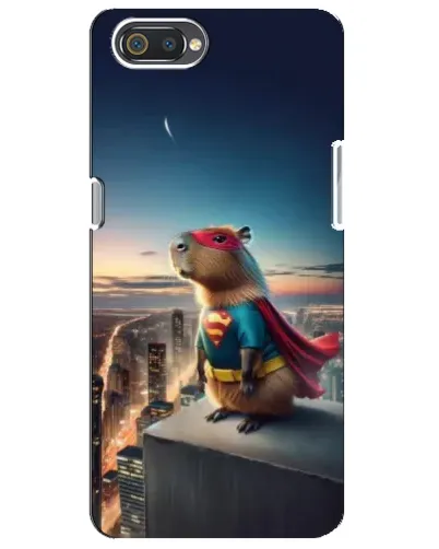Чохол для Realme C2 з картинкою «Капі-мен супергерой»