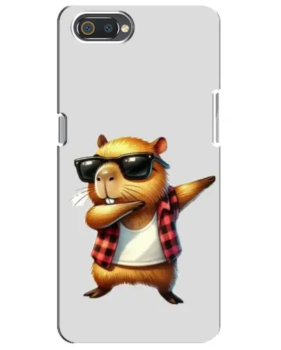 Чохол для Realme C2 з картинкою «Капібара репер даб»