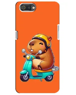 Чохол для Realme C2 з картинкою «Капібара на скутері» Чохол для Realme C2 з картинкою «Капібара на скутері»