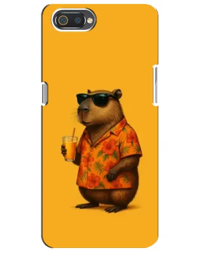 Чохол для Realme C2 з картинкою «Капібара на відпочинку»