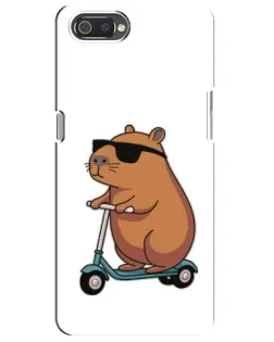 Чохол для Realme C2 з картинкою «Капібара на самокаті» Чохол для Realme C2 з картинкою «Капібара на самокаті»