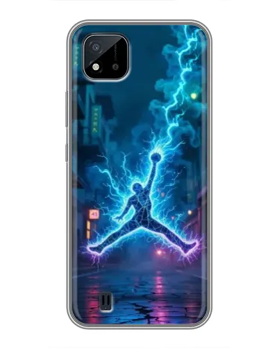 Чохол для Realme C11 (2021) / C20 з картинкою «Jordan Gold Jumpman»
