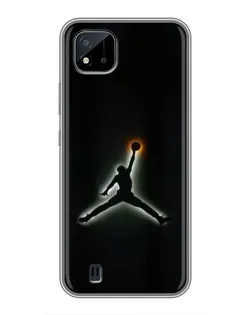 Чохол для Realme C11 (2021) / C20 з картинкою «Jordan Gradient Logo»