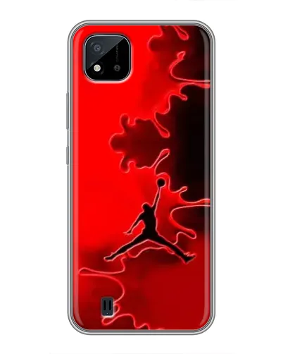 Чохол для Realme C11 (2021) / C20 з картинкою «Jordan Red Smoke»
