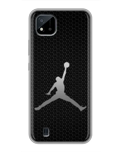 Чохол для Realme C11 (2021) / C20 з картинкою «Jordan Dark Carbon»