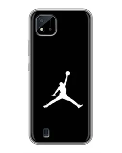 Чохол для Realme C11 (2021) / C20 з картинкою «Jordan Silhouette»