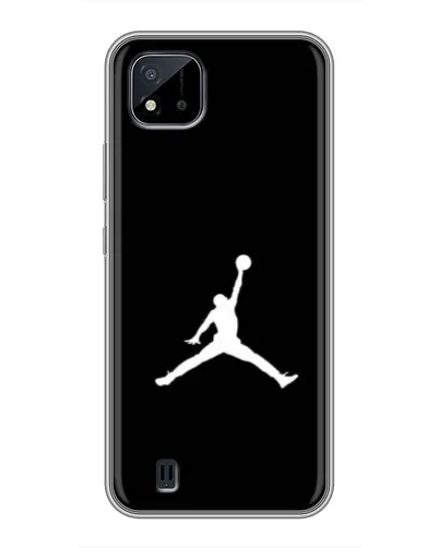 Чохол для Realme C11 (2021) / C20 з картинкою «Jordan Silhouette»