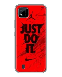 Чохол для Realme C11 (2021) / C20 з картинкою «Nike Just Do It»