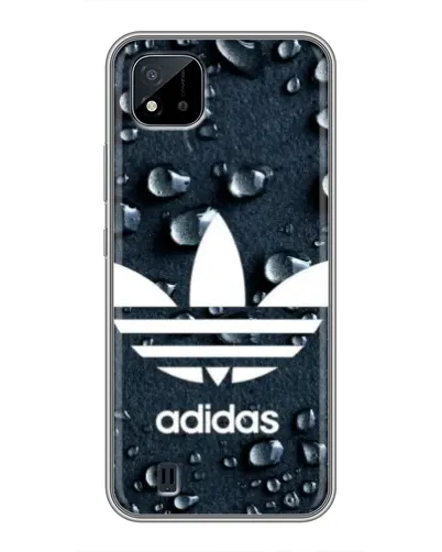 Чехол для Realme C11 (2021) / C20 с картинкой «Adidas Trefoil Blue»
