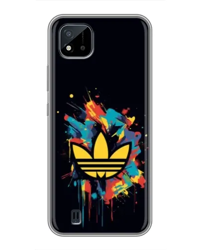 Чехол для Realme C11 (2021) / C20 с картинкой «Adidas Splash»