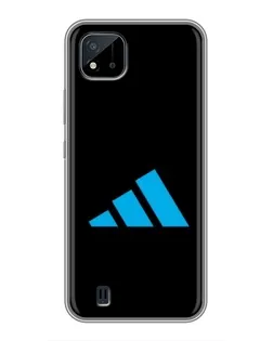 Чехол для Realme C11 (2021) / C20 с картинкой «Adidas Cyan Logo»