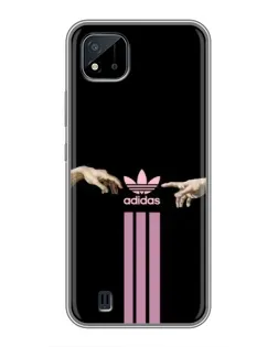 Чехол для Realme C11 (2021) / C20 с картинкой «Adidas Hands»