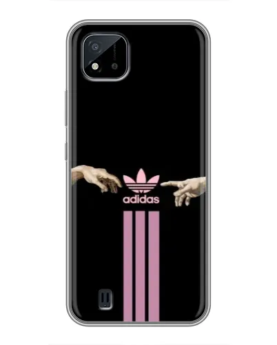 Чехол для Realme C11 (2021) / C20 с картинкой «Adidas Hands»