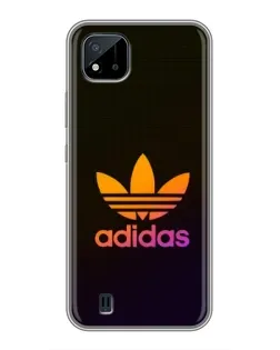 Чехол для Realme C11 (2021) / C20 с картинкой «Градиент Adidas»