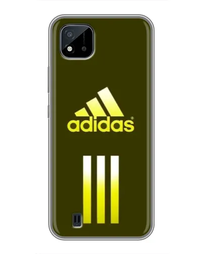 Чехол для Realme C11 (2021) / C20 с картинкой «Оливковый градиент Adidas»