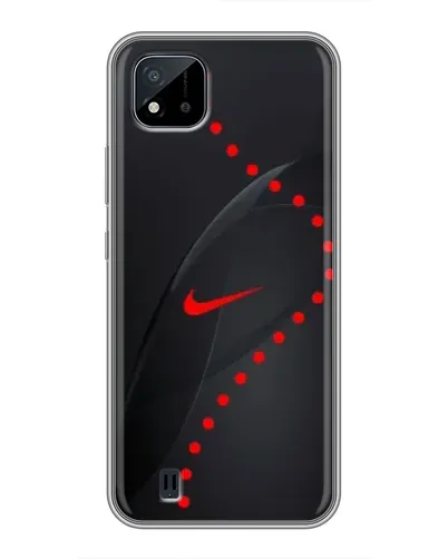 Чехол для Realme C11 (2021) / C20 с картинкой «Абстрактный дизайн Nike»