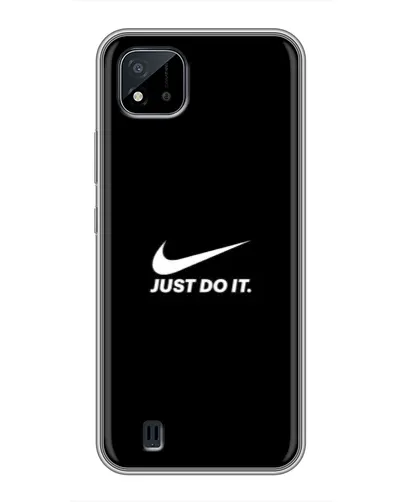 Чехол для Realme C11 (2021) / C20 с картинкой «Минимализм от Nike»