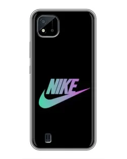 Чехол для Realme C11 (2021) / C20 с картинкой «Nike — городская ночь»